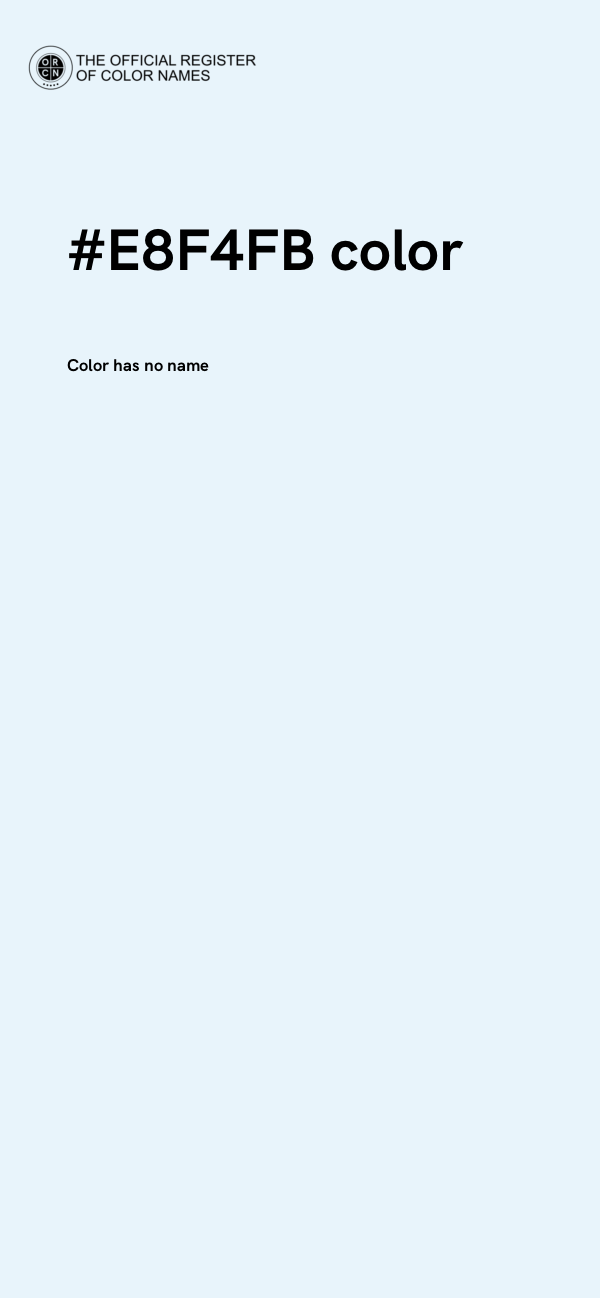 #E8F4FB color image