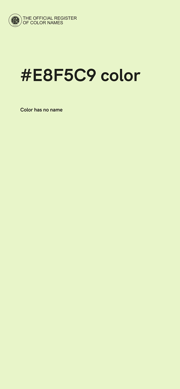 #E8F5C9 color image