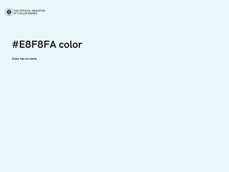 #E8F8FA color image