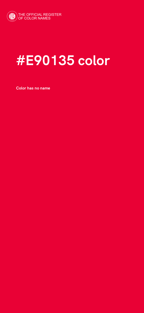 #E90135 color image