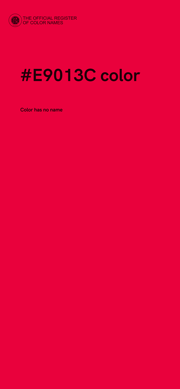 #E9013C color image