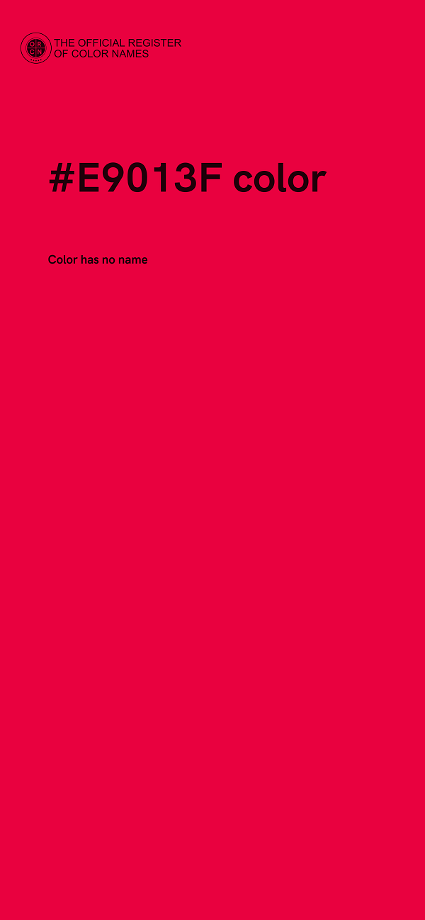 #E9013F color image