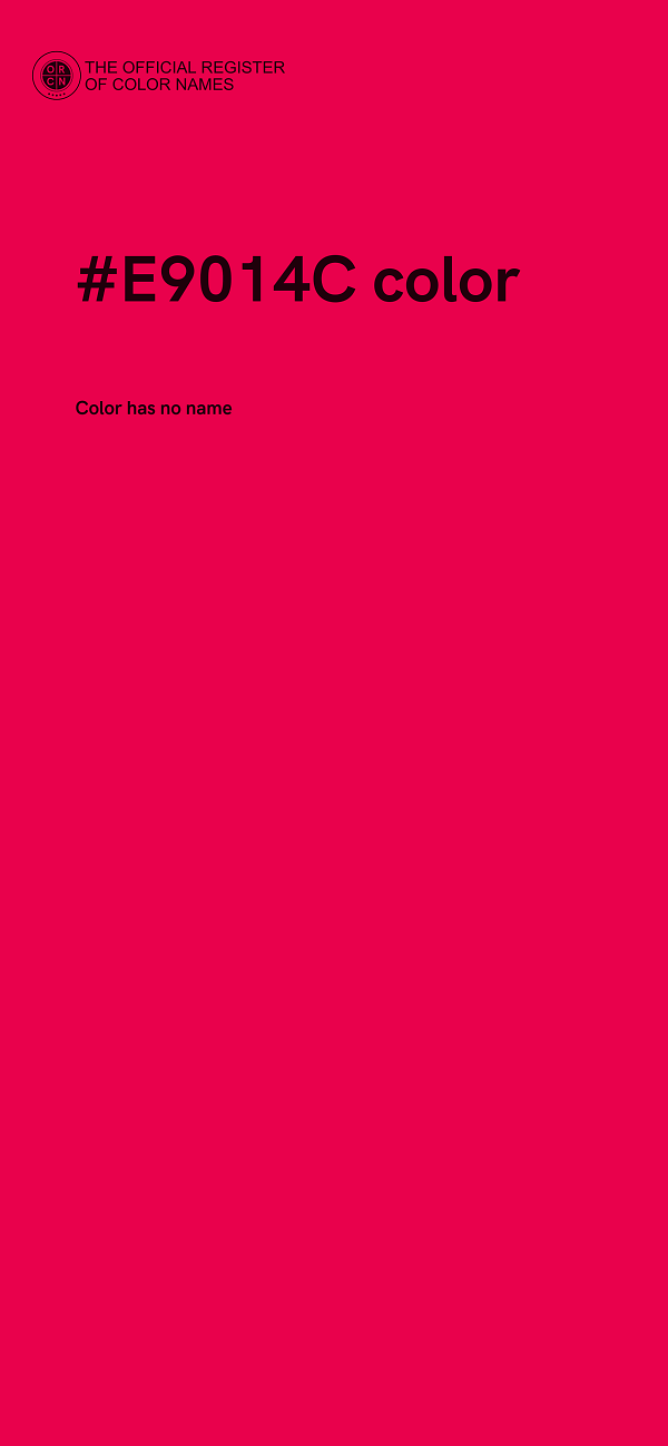 #E9014C color image