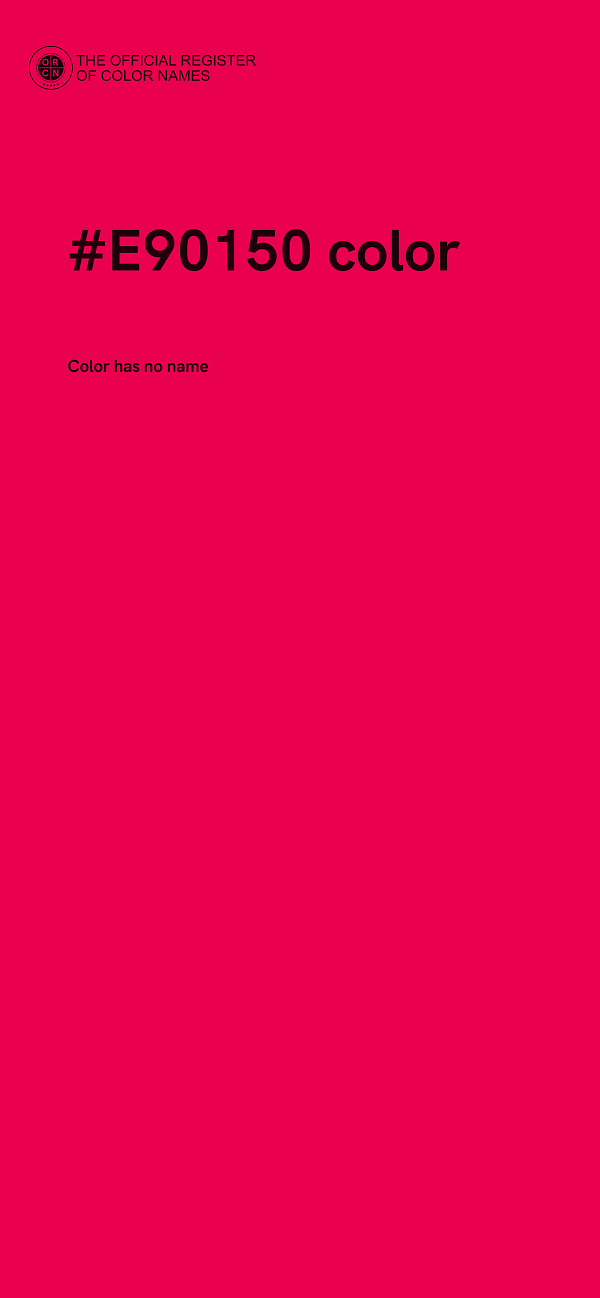 #E90150 color image