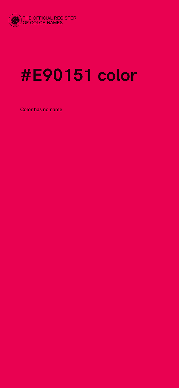#E90151 color image