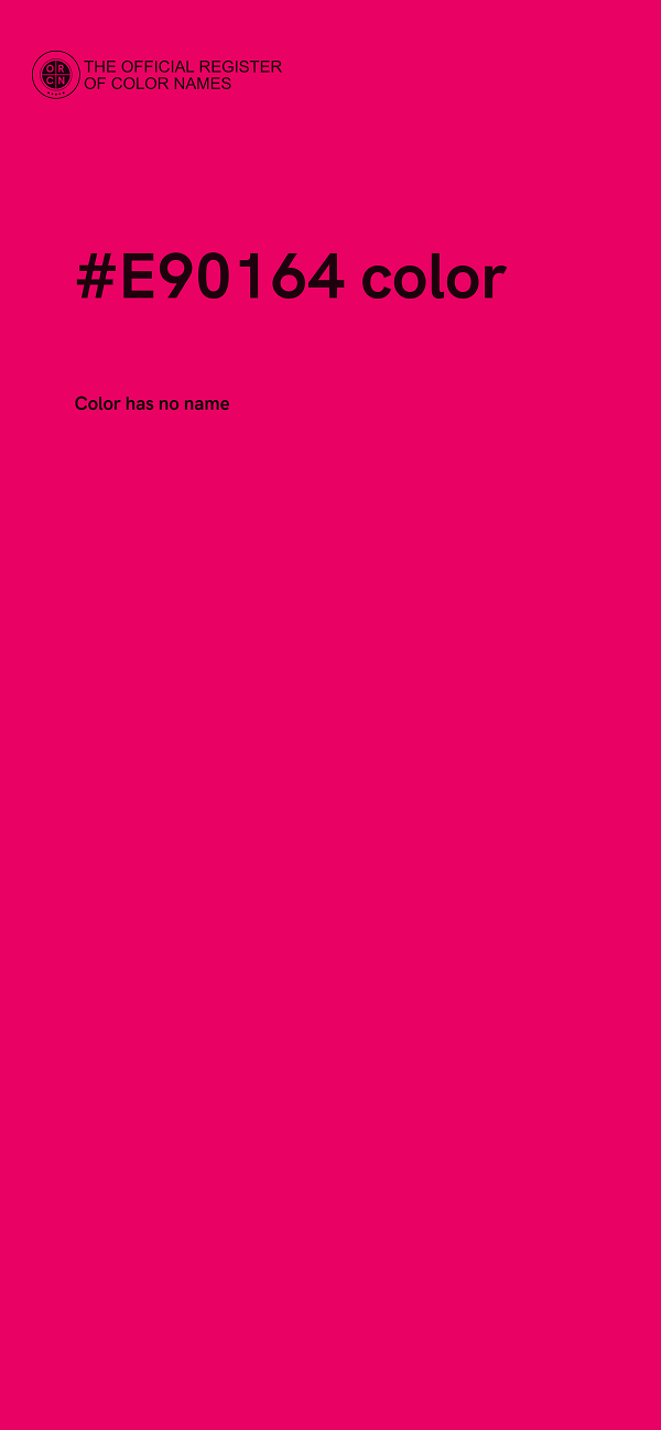 #E90164 color image