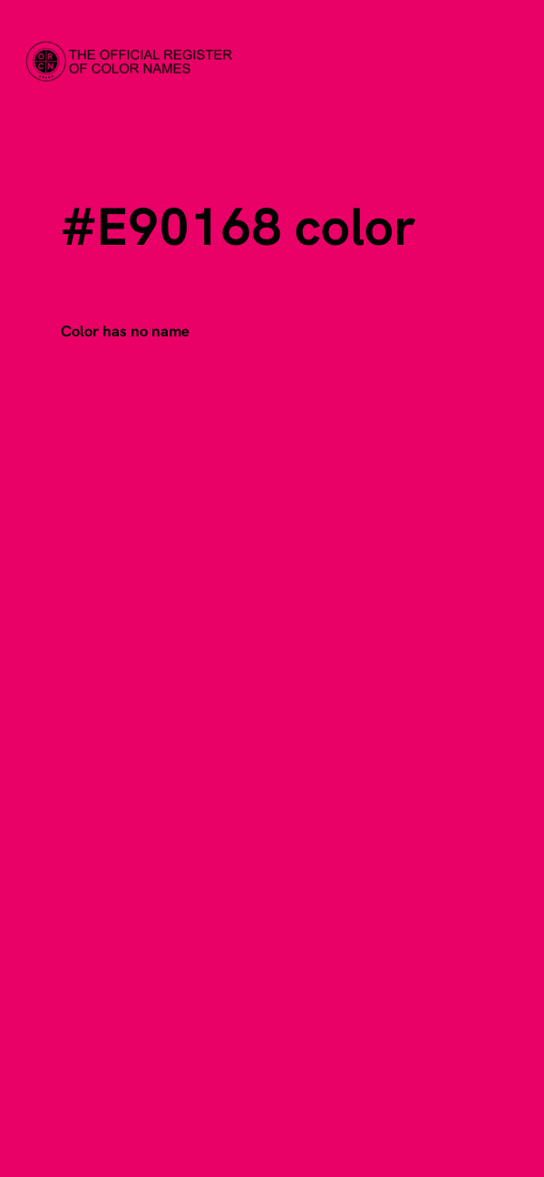#E90168 color image