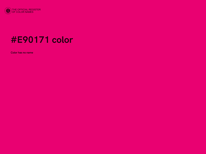 #E90171 color image