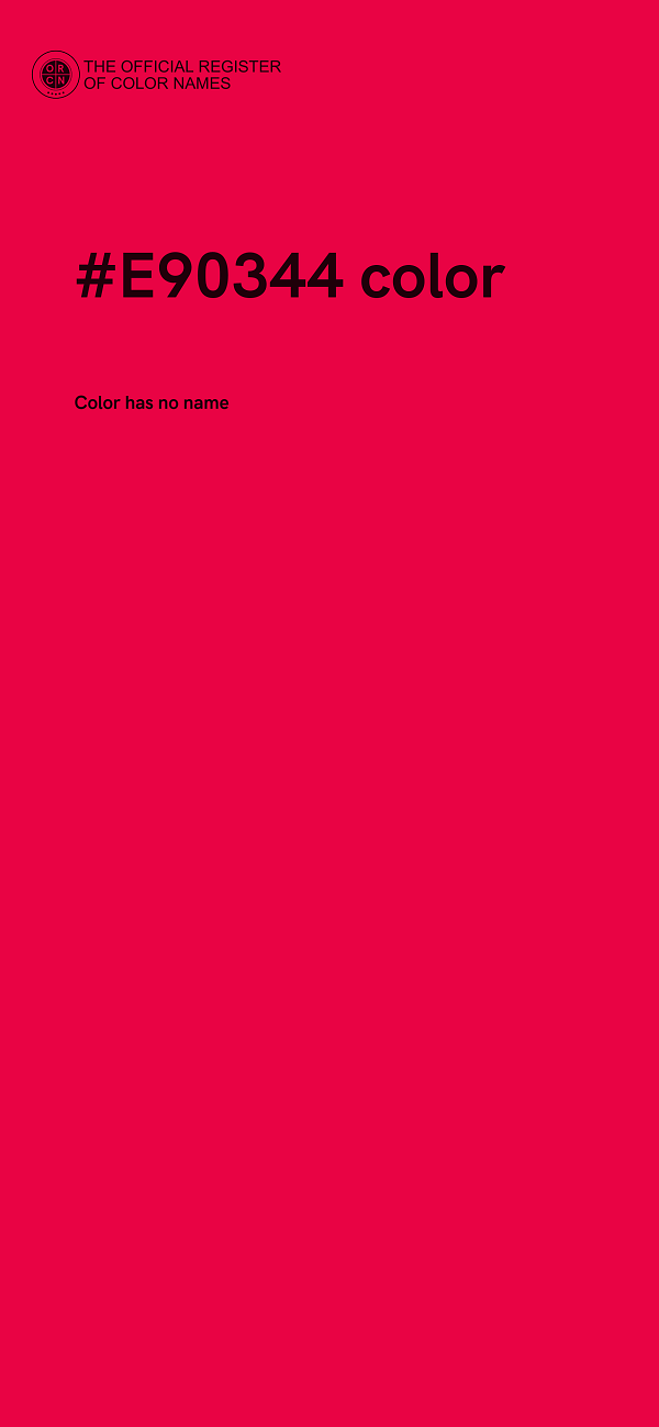 #E90344 color image