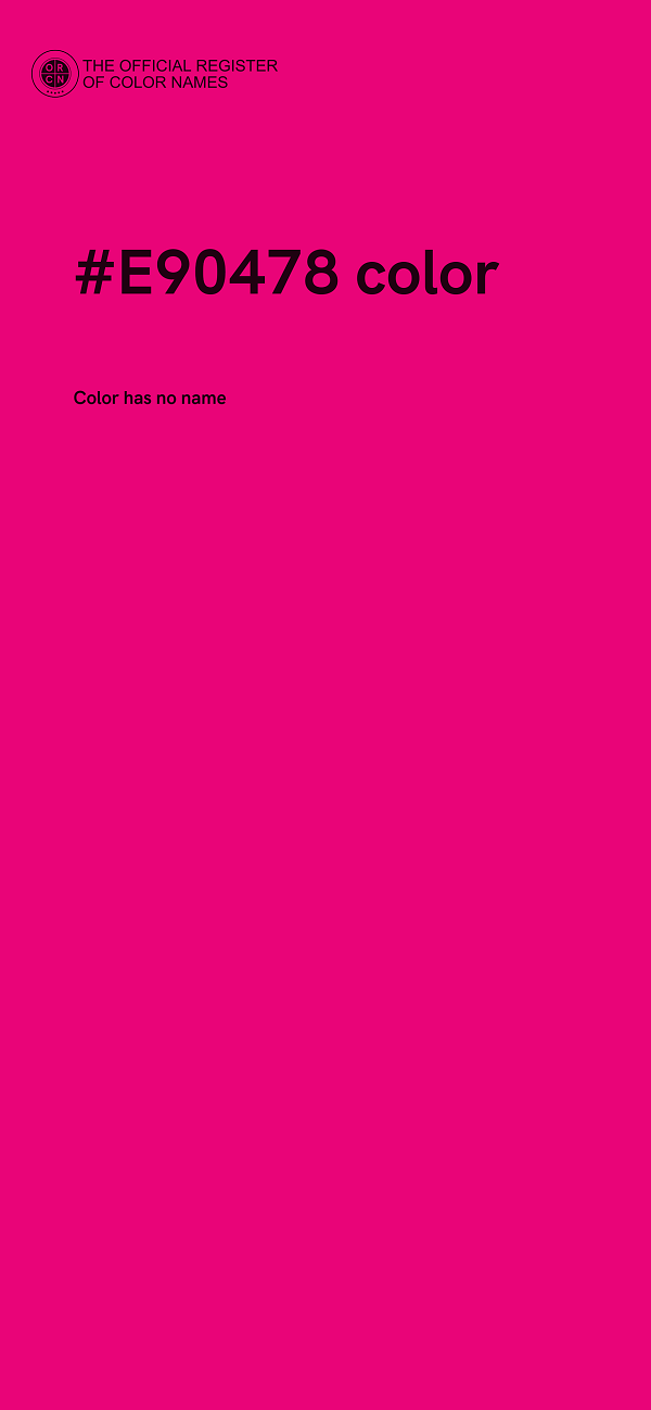 #E90478 color image