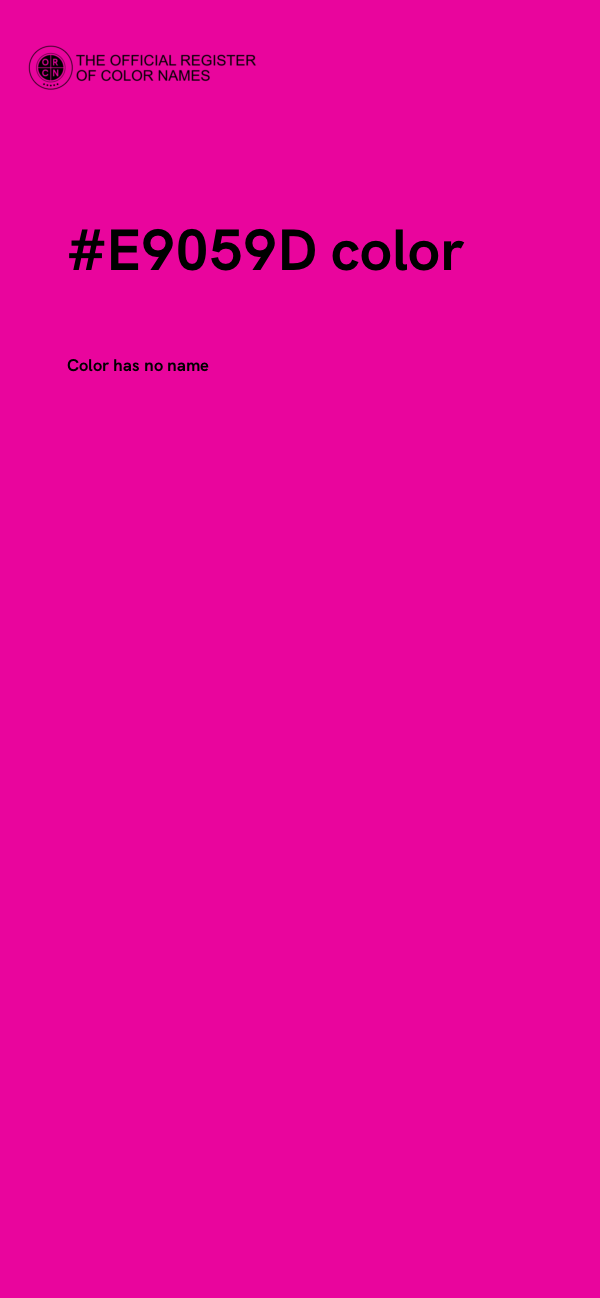 #E9059D color image