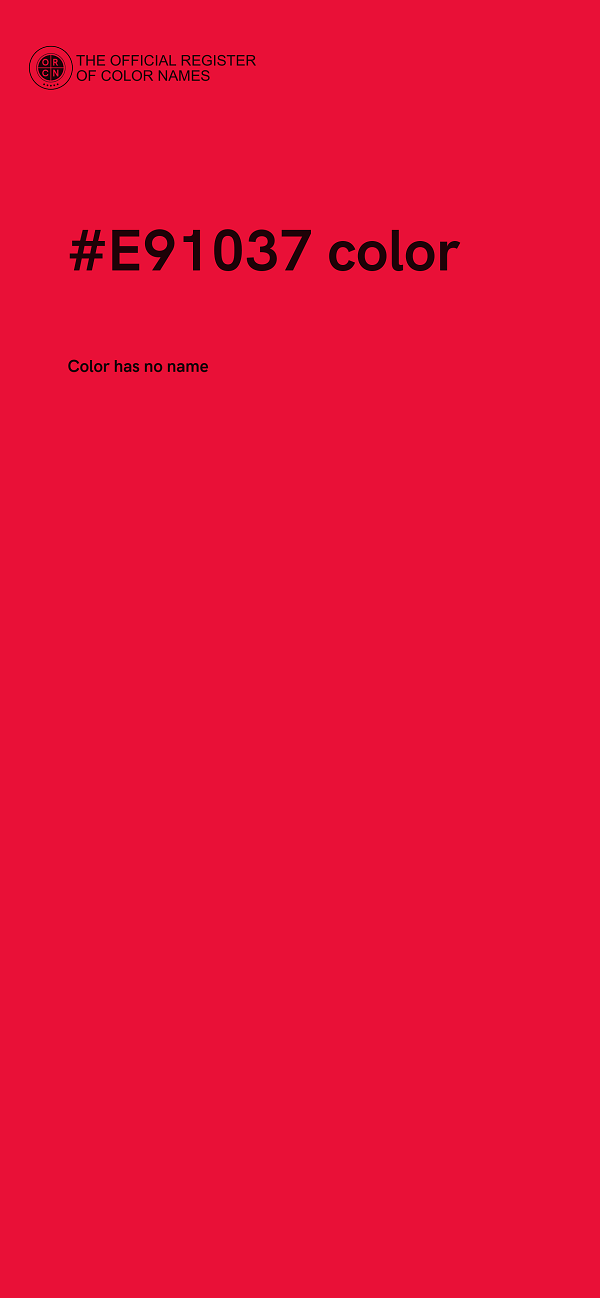 #E91037 color image