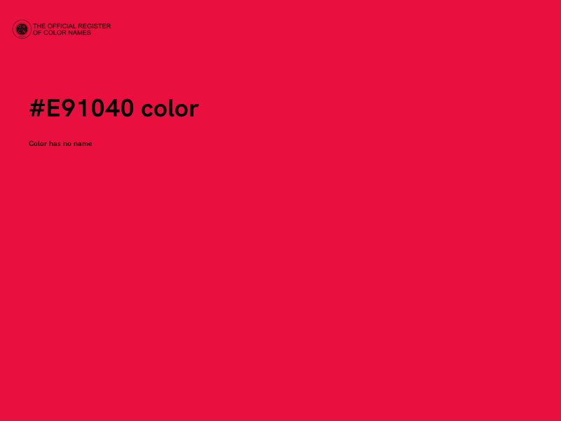 #E91040 color image