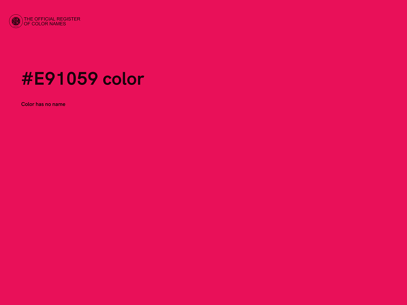 #E91059 color image