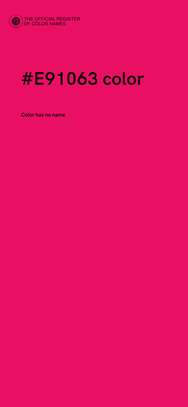 #E91063 color image