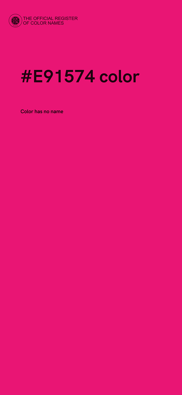 #E91574 color image