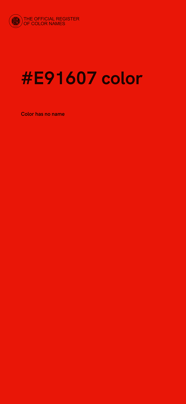 #E91607 color image