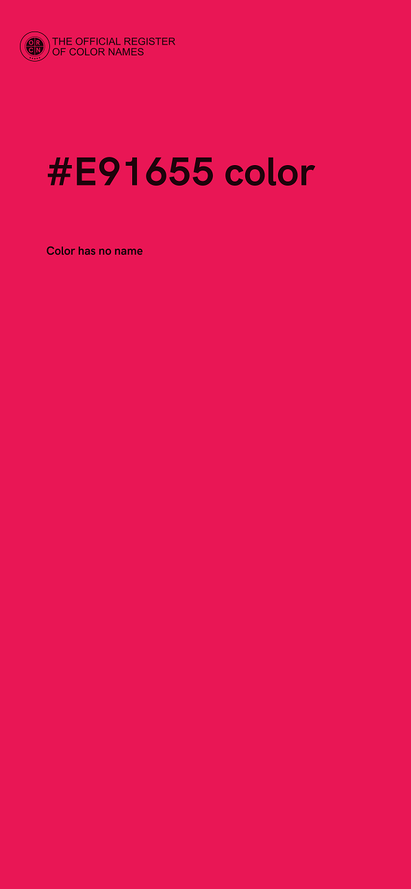 #E91655 color image
