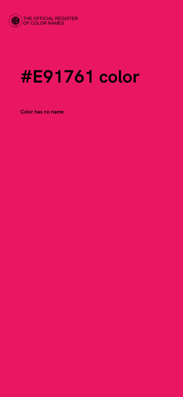 #E91761 color image