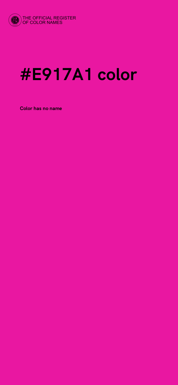 #E917A1 color image
