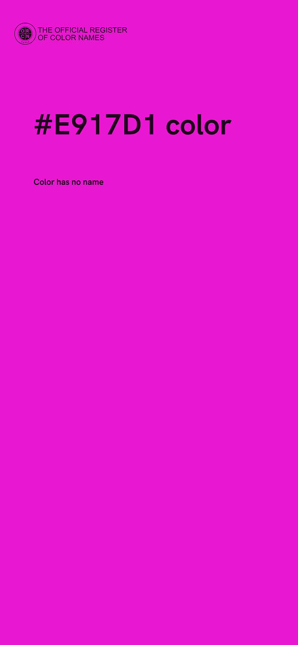 #E917D1 color image