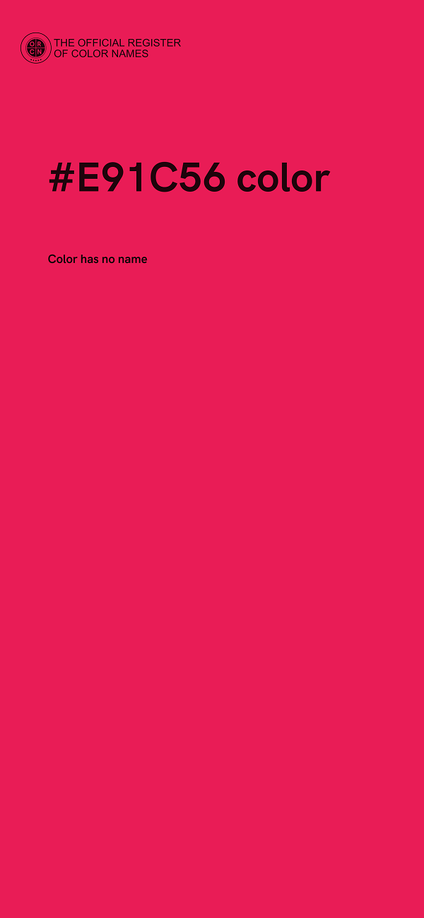 #E91C56 color image