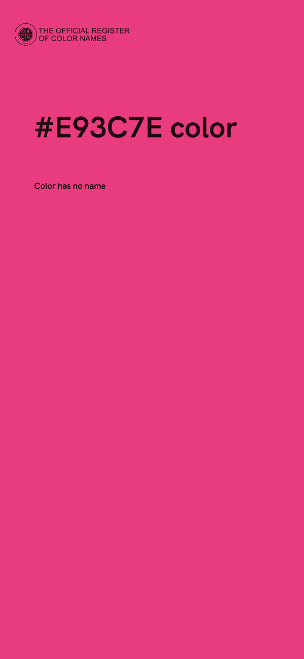 #E93C7E color image