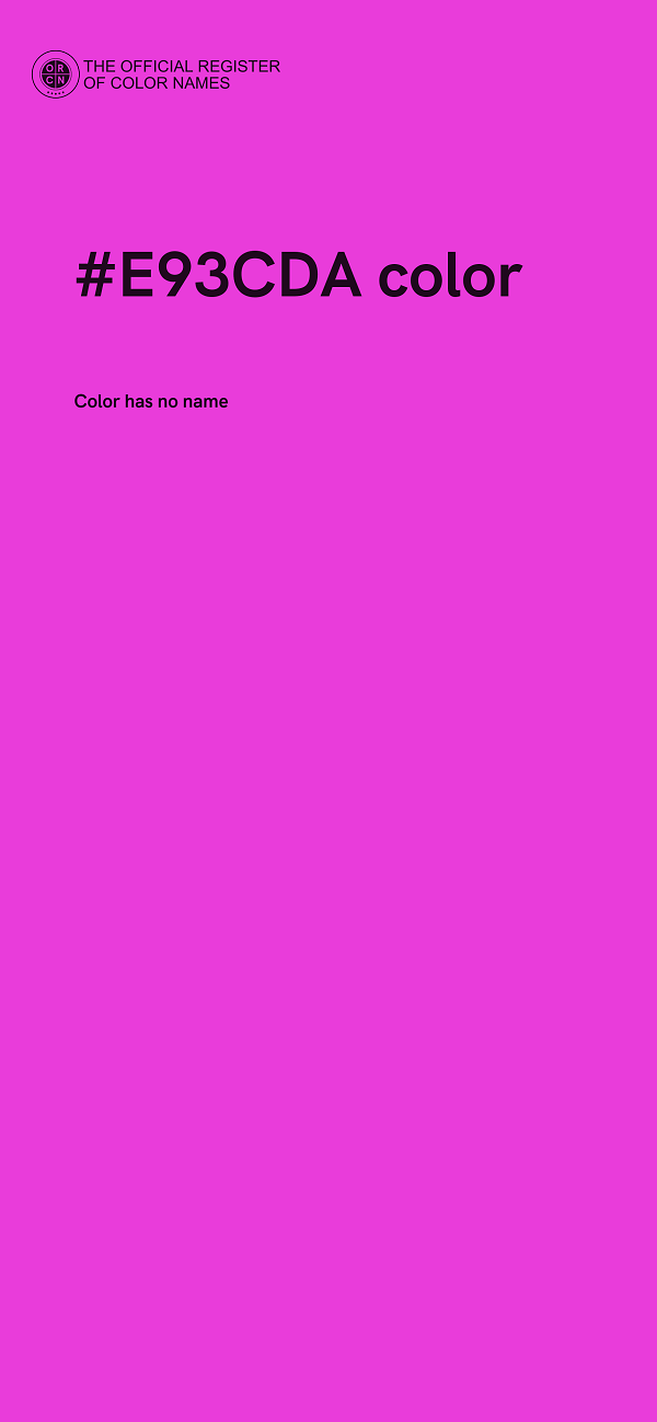 #E93CDA color image