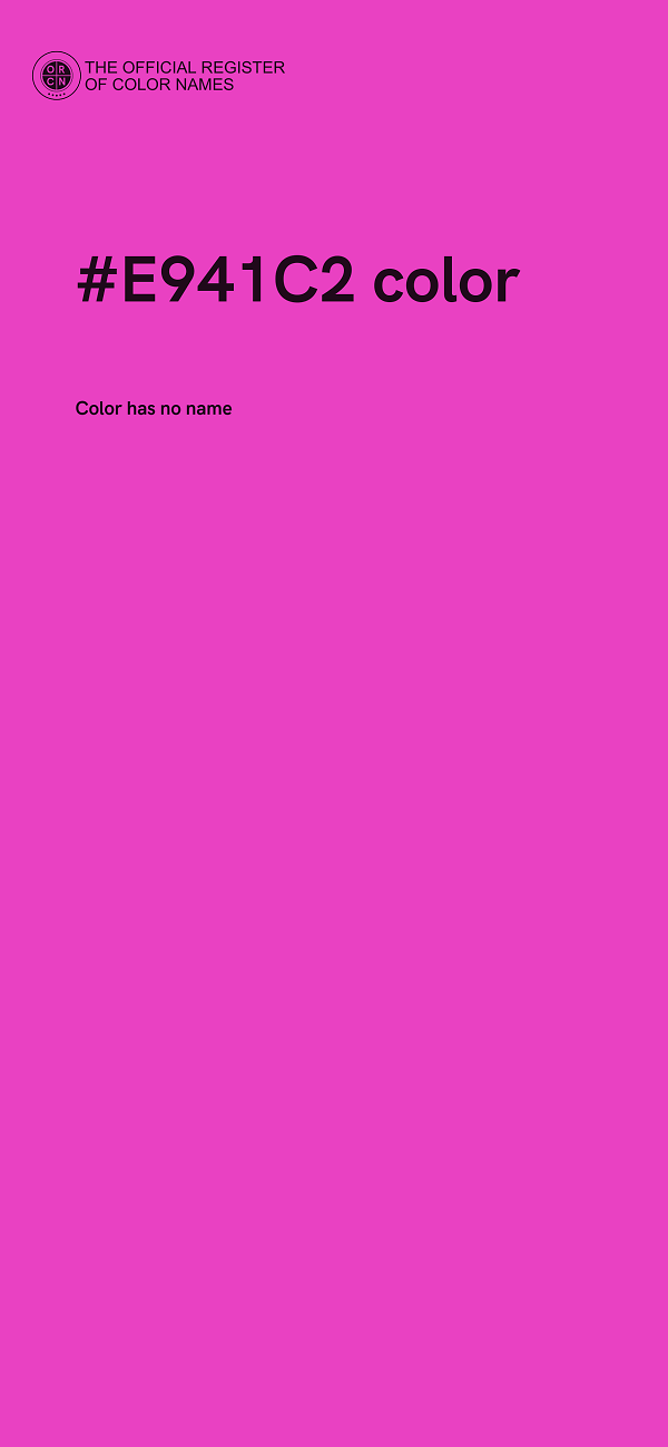 #E941C2 color image