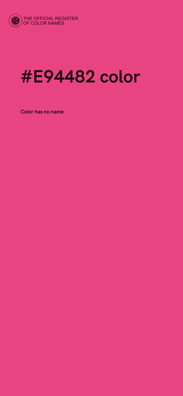 #E94482 color image