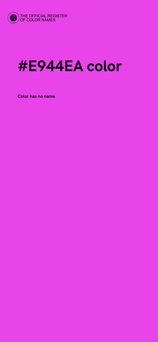 #E944EA color image