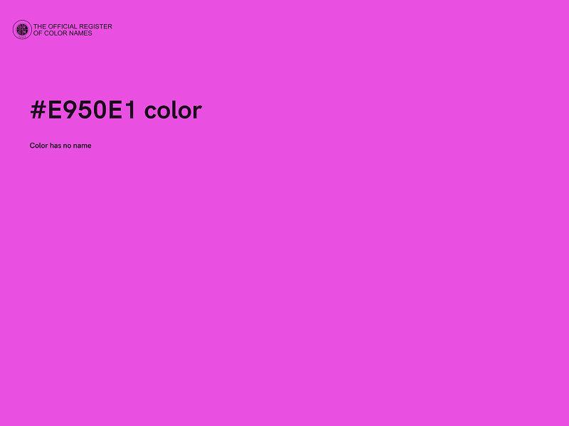 #E950E1 color image