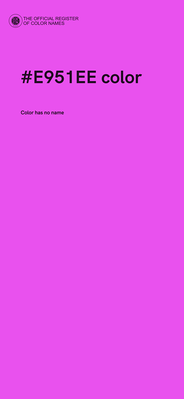 #E951EE color image