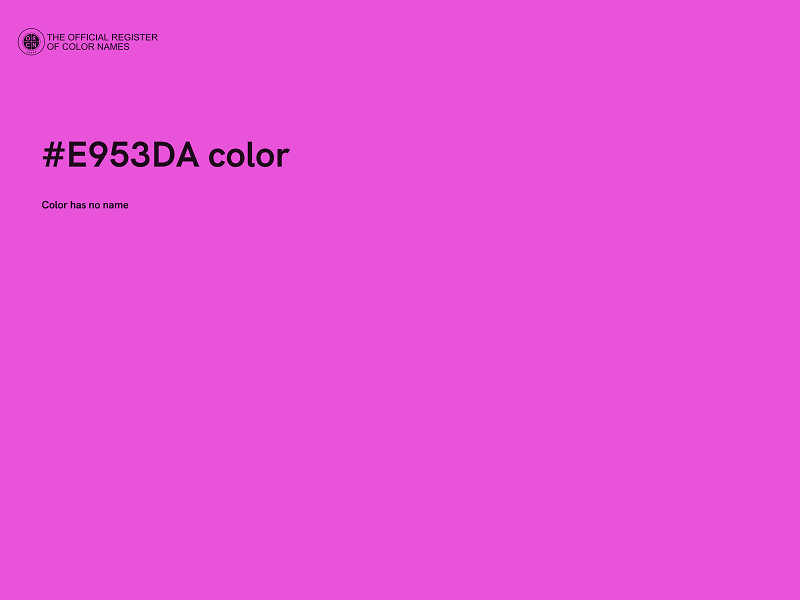 #E953DA color image