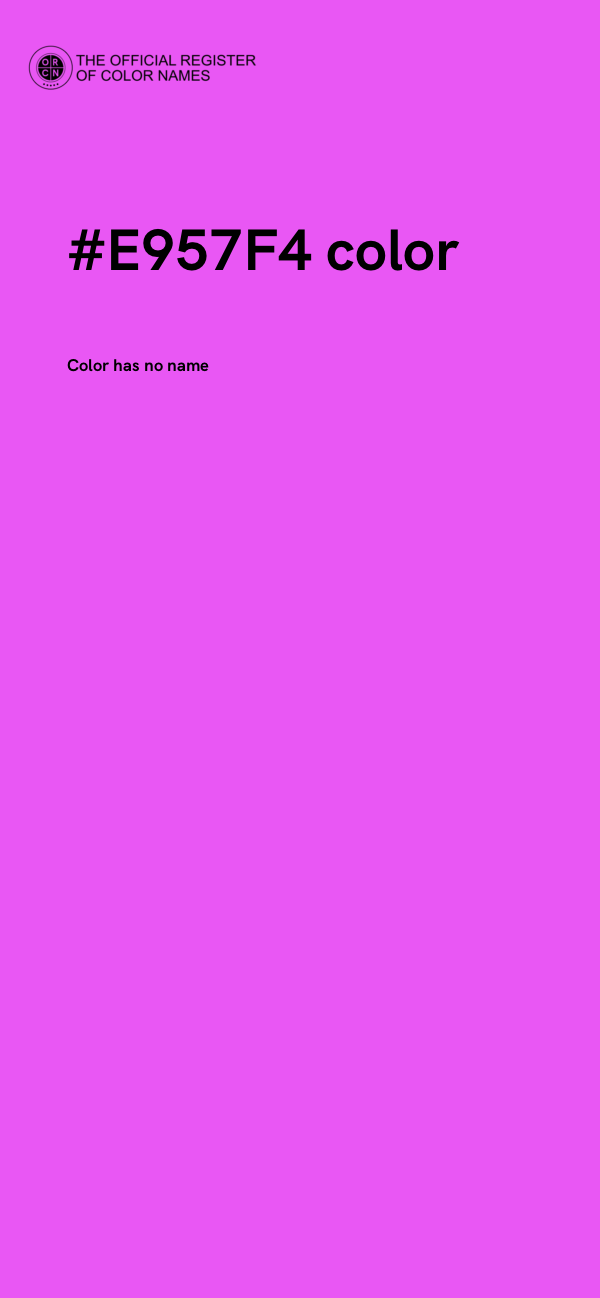 #E957F4 color image