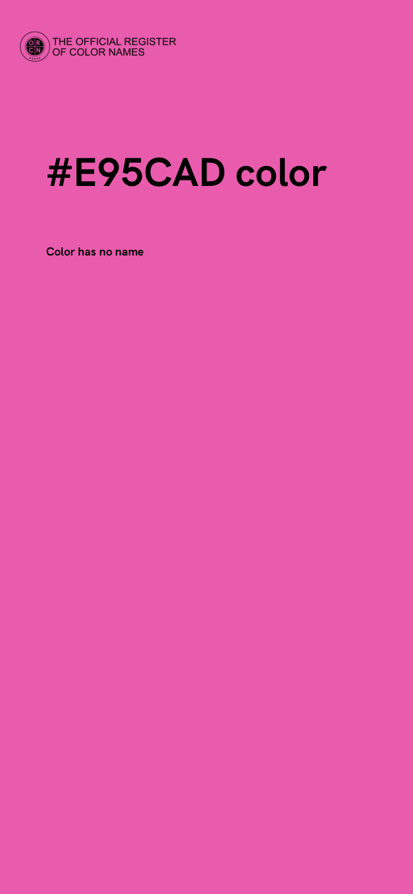 #E95CAD color image