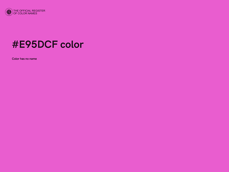 #E95DCF color image