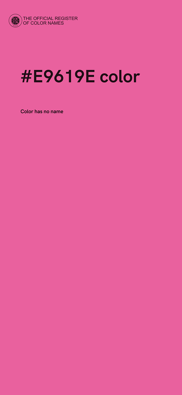 #E9619E color image
