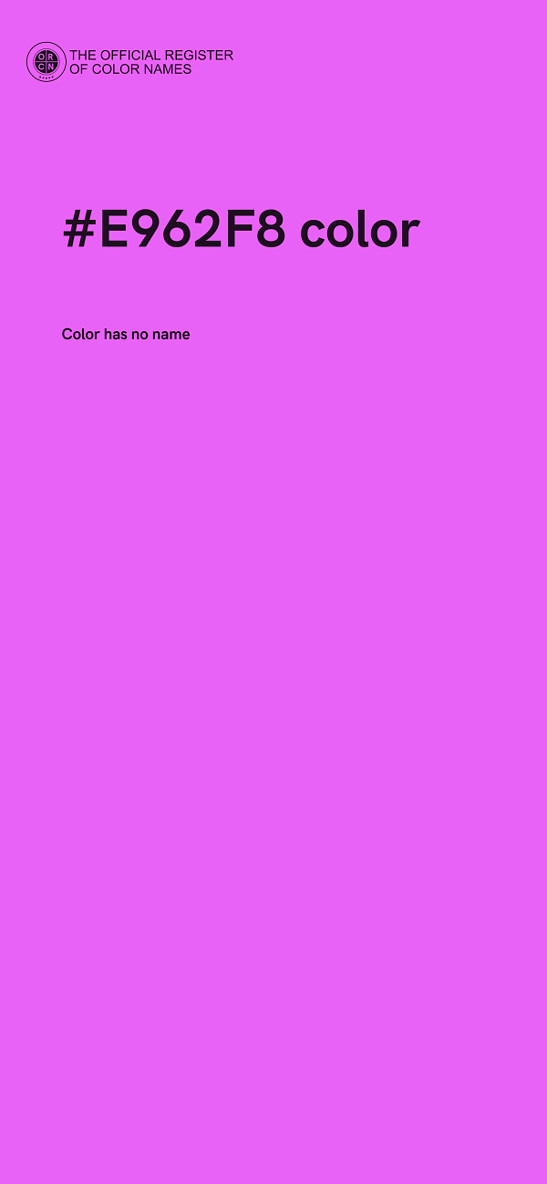 #E962F8 color image