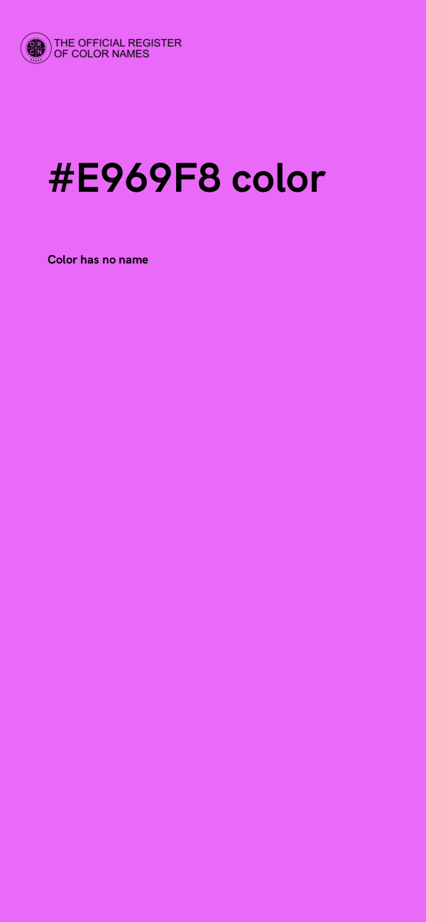 #E969F8 color image