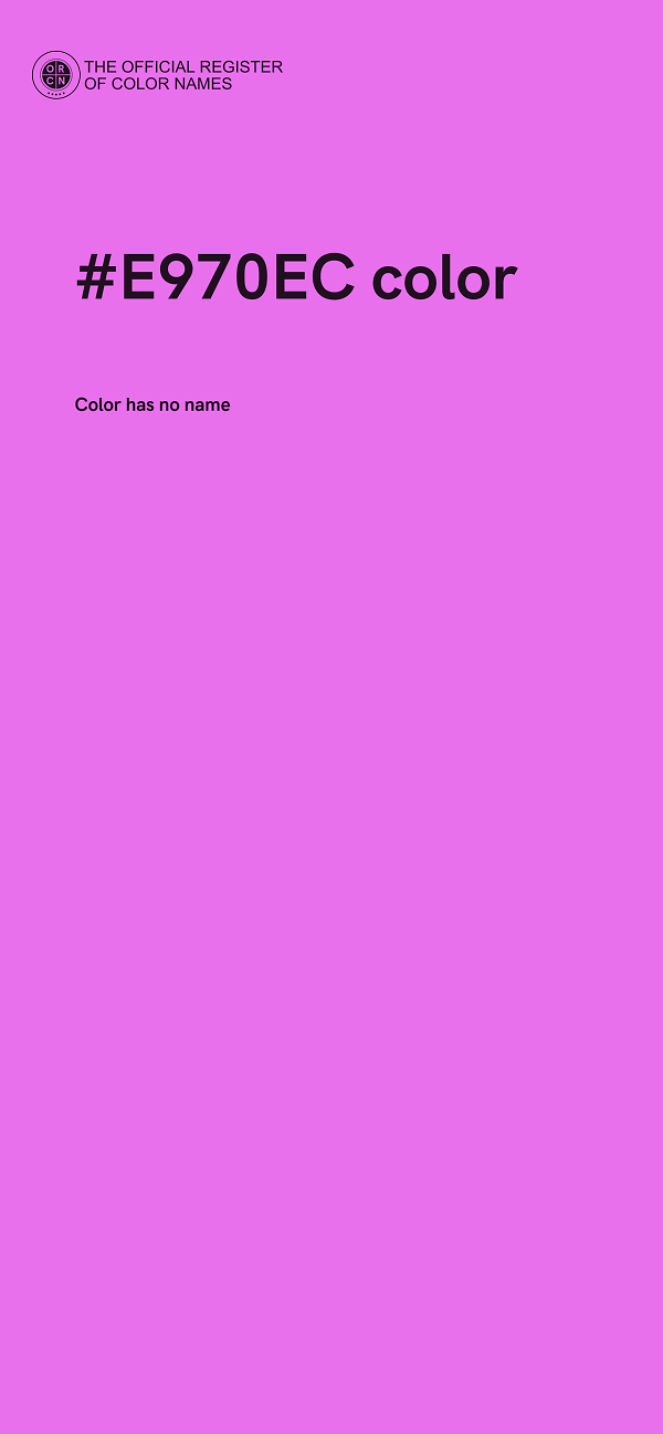 #E970EC color image