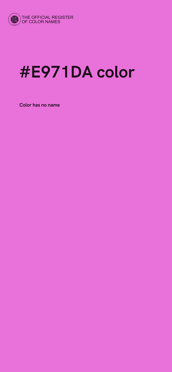 #E971DA color image
