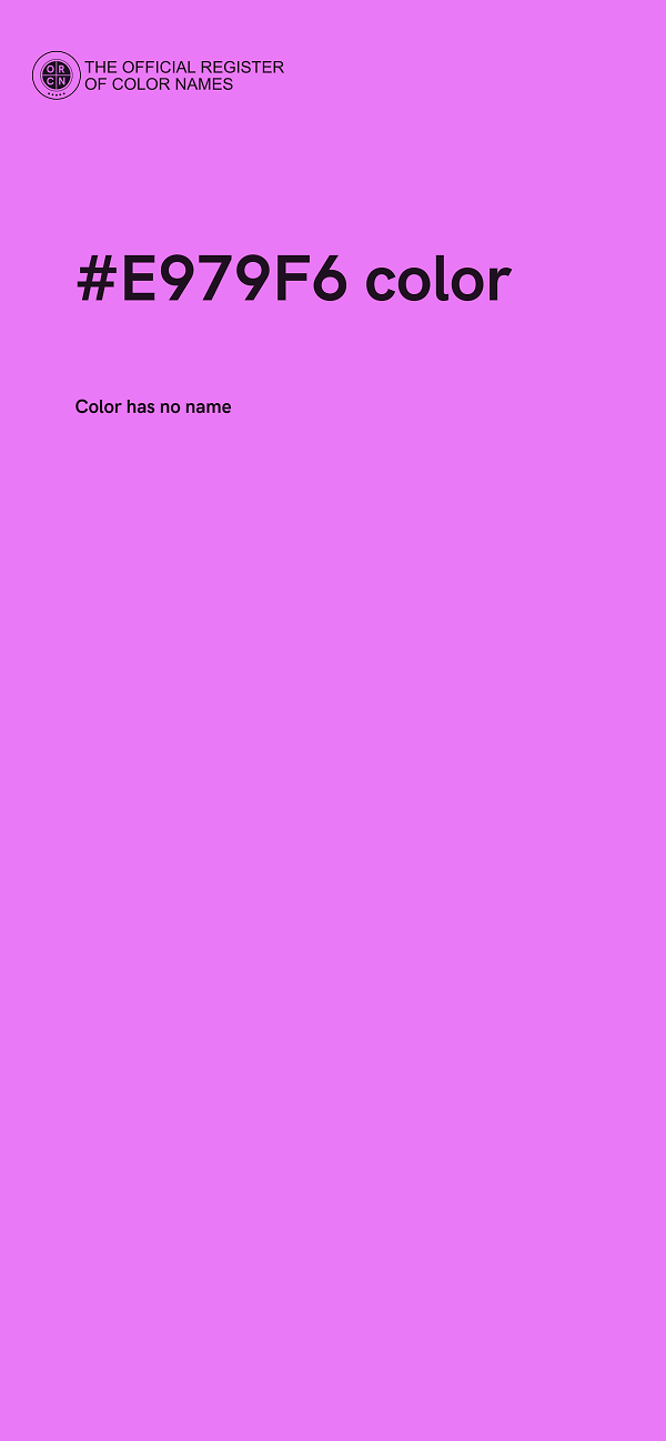 #E979F6 color image