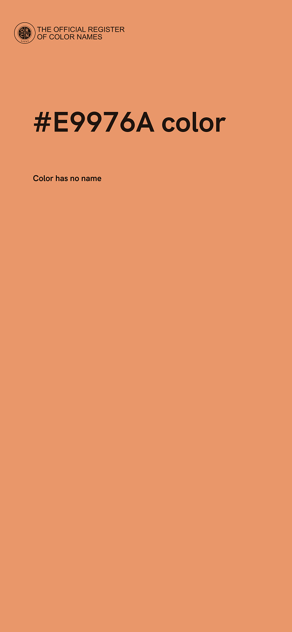 #E9976A color image