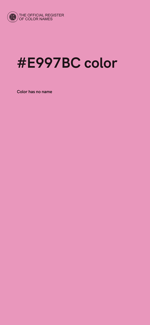 #E997BC color image