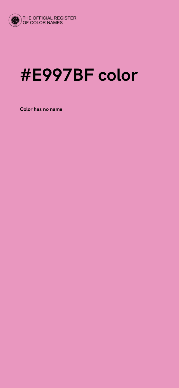 #E997BF color image