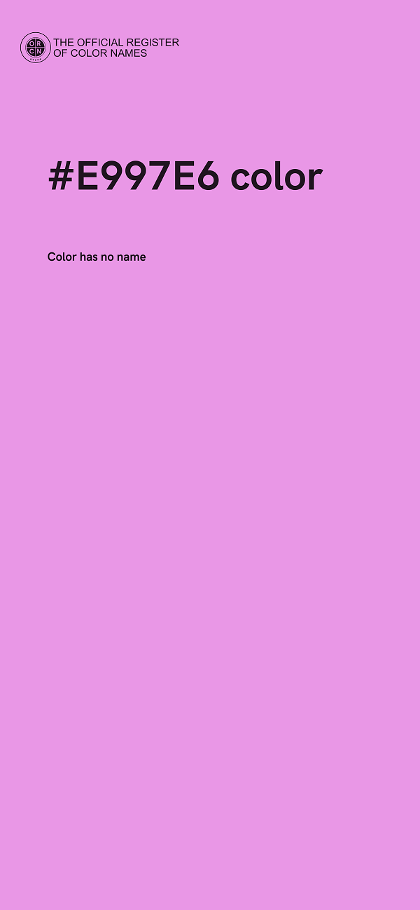 #E997E6 color image