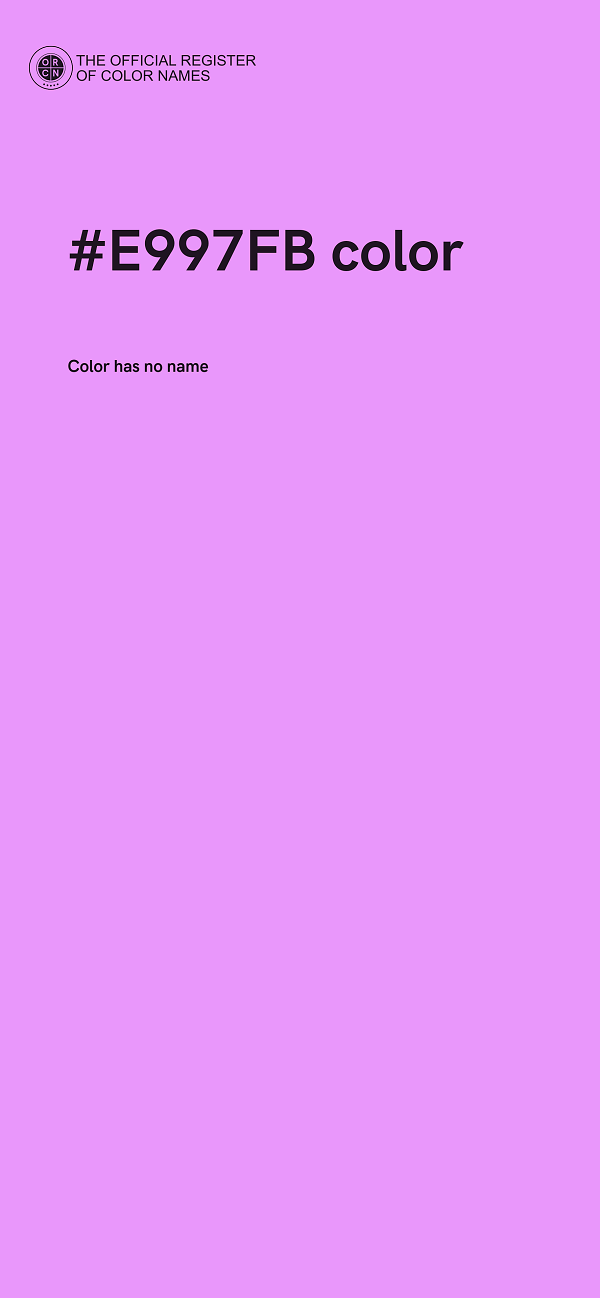 #E997FB color image