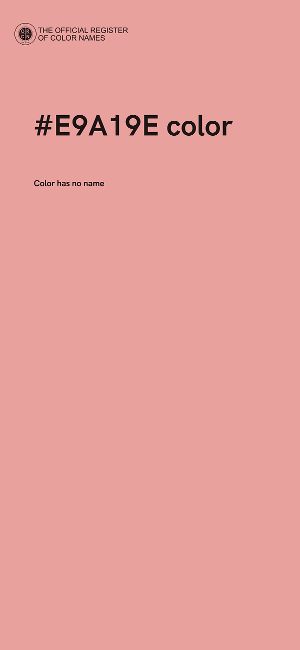 #E9A19E color image