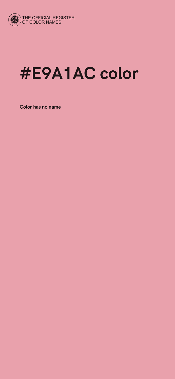 #E9A1AC color image